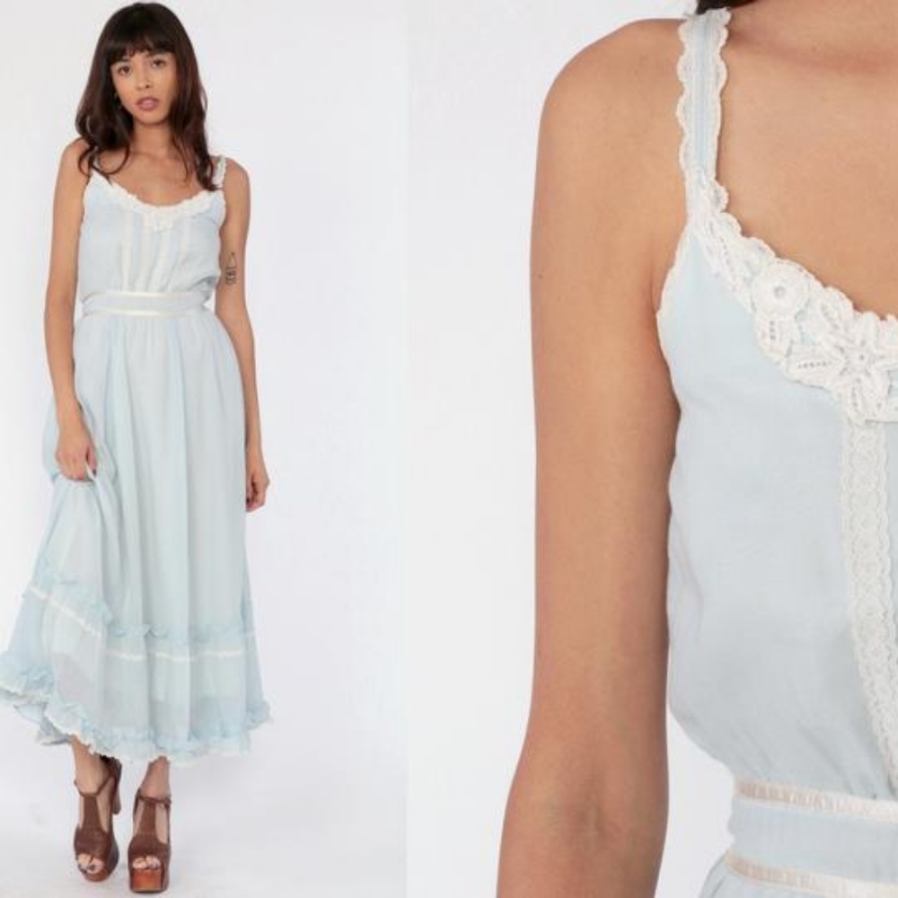 Beautiful Vintage Gunne Sax Prairie Dress